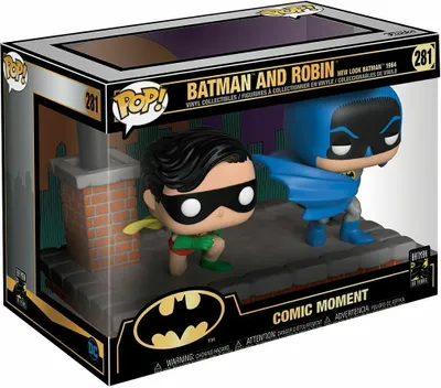 Produktbild von Batman and Robin - Comic Moments 281 - Funko Pop! - Vinyl Figur