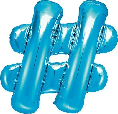 Produktbild von Folienballon, 35cm, blau (1 Karton / 50 Stück)
