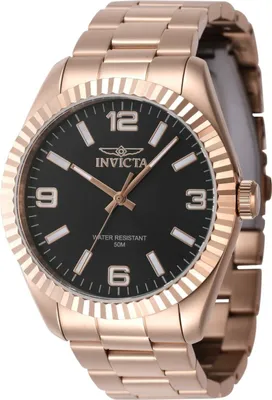 Immagine prodotto di Invicta Specialty 47461 Orologio da Uomo - Movimento al Quarzo - Acciaio Inossidabile con Quadrante Nero - 43 mm