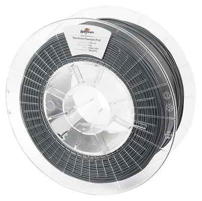 Zdjęcie produktu dla Spectrum 3D filament 80045 Premium PLA dark grey