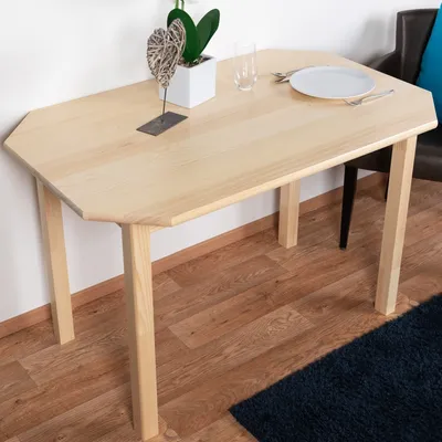 Produktbild von Holztisch Tisch 75x120 cm Kiefer massiv, Farbe: Natur