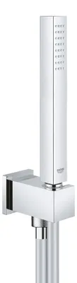 Image de GROHE Euphoria Cube Stick avec pommeau de douche 1 jet, support mural et flexible SilverFlex 1.25m 26405000