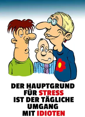 Produktbild von vianmo Holzschild 30x20 cm Hauptgrund für Stress Dekoration
