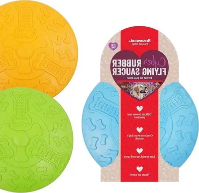 Produktbild von Bissfestes Fluggerät Frisbeespielzeug für Hunde groß 22cm