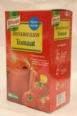 Produktbild von Knorr Trinkbrühe Tomate, vegetarisch 80 x 8,1 Gramm