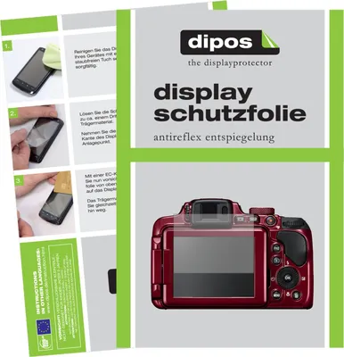 Produktbild von 6x Schutzfolie für Nikon Coolpix B700 matt Displayschutzfolie Folie Display Schutz dipos