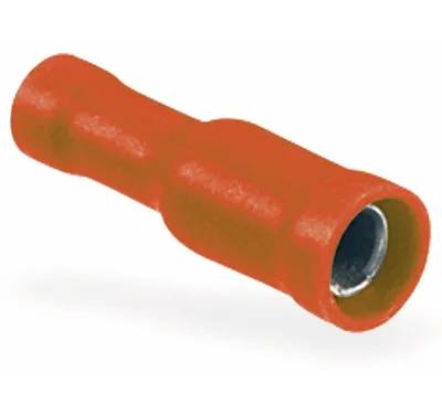 Produktbild von Rundsteckhülse, Ø 4mm, rot, 1,5mm², 10 Stück