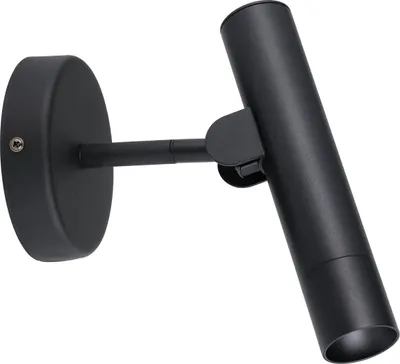Produktbild von ALMUDAINA Wand-/Deckenleuchte Lampe Beleuchtung - L11 x H20 x AL20 cm - schwarz - 1X5W inkl. - IP20