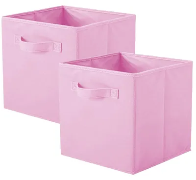 Produktbild von Aufbewahrungsbox, 2 Stück, faltbare Aufbewahrungswürfel, würfelförmige Aufbewahrungsbox aus Stoff