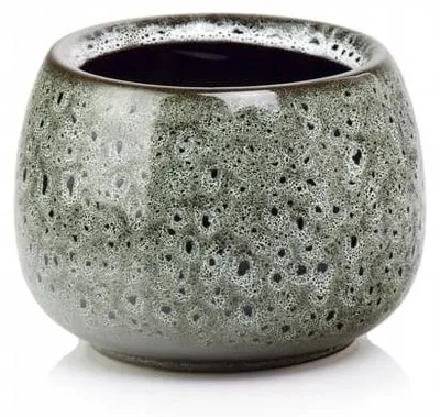 Produktbild von Polnix Keramik Übertopf glasiert modern 17 x 13 cm