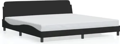 Obrázek produktu pro vidaXL Rám postele "Dover" černý 200x200 cm sametový