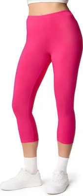 Image de Ladeheid Femmes 3/4 Leggings en coton LA40-132 (Amarante, L)