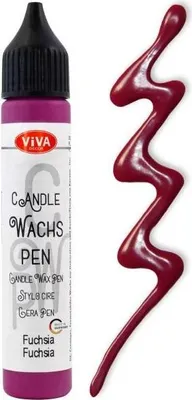 Immagine prodotto di Viva Decor 318040201 ViVA DECOR Penna di cera per candele, 28 ml, fucsia