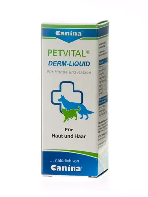 Produktbild von 25 ml Canina Petvital Derm-Liquid Hund & Katze