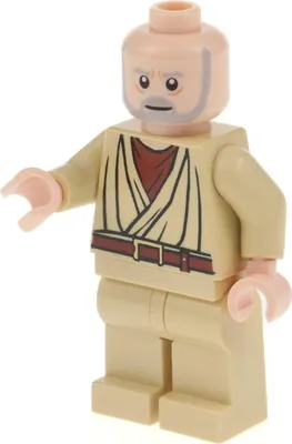 Produktbild von 1x Lego Minifigur Star Wars Obi-Wan Kenobi alt Jedi Meister 10188 7965 sw0336