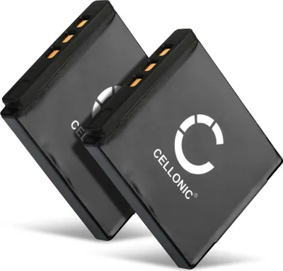 Image de CELLONIC 2x Batterie pour Appareil photo Compatible avec Kodak PlaySport Zx3, PlayTouch Zi10, Easyshare M1033, KLIC-7004 - (700mAh, 3.7V)