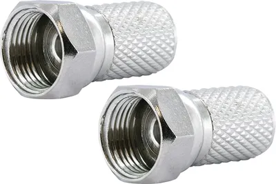 Produktbild von Schwaiger F Stecker FST8002 531 2x F Aufdrehstecker für Kabel mit 8mm Durchmesser