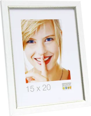 Image de Deknudt S46AF1 15x20 plastique blanc avec argent