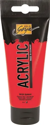 Produktbild von KREUL Acrylfarbe SOLO Goya Acrylic echtrot 100 ml
