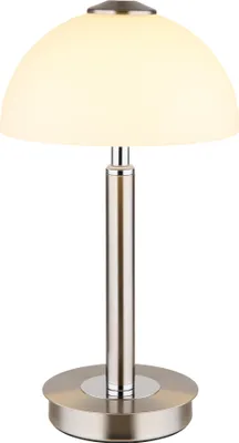 Produktbild von Globo Lighting Tischleuchte Metall Nickel matt, LED