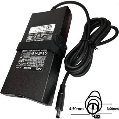 Image de Adaptateur secteur 130W, 19.5V 4.5x3.0mm, original DELL