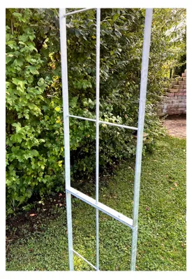 Produktbild von Rosenbogen Verzinkt Massiv 120 cm Torbogen Wetterfest Rundbogen Volleisen Rankhilfe Gartenbogen