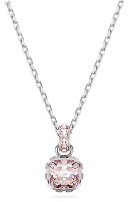 Produktbild von Swarovski Kette mit Anhänger Birthstone Juni, Rosa, Rhodiniert 5652044