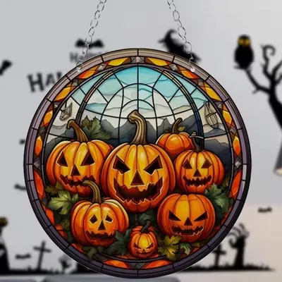 Produktbild von Sonnenfänger Halloween – Gruselige Kürbisse KP31395