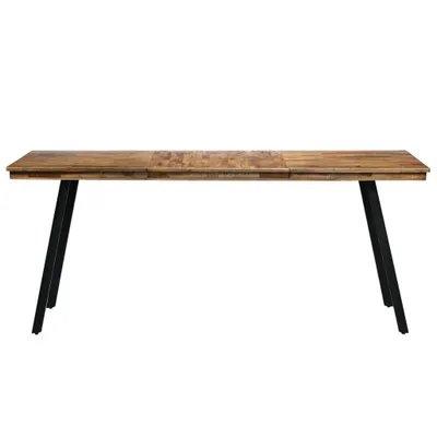 Produktbild von vidaXL Esstisch Recyceltes Teakholz und Stahl 180x90x76 cm