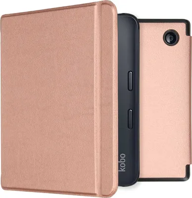 Obrázek produktu pro imoshion Slim Hard Case Sleep Cover with Stand pro Kobo Libra 2 / Tolino Vision 6 - Rose Gold