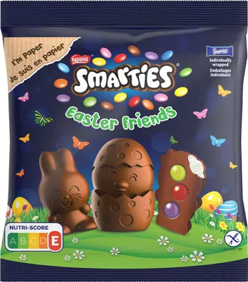 Obrázek produktu pro Smarties Easter Friends mléčná čokoláda plněná čokoládovými čočkami 65g