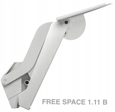 Produktbild von Hafele FREE SPACE 1.11 B Klappenbeschlag Weiß 10,7 kg