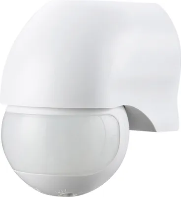 Immagine prodotto di Rilevatore di movimento a infrarossi sensore crepuscolare PIR 180° 12m montaggio a superficie per interni esterni IP44