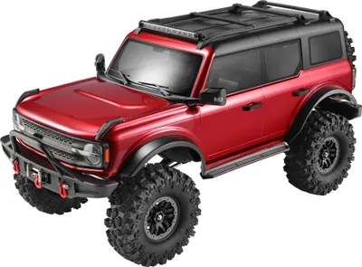 Zdjęcie produktu dla DF-4S Varant RC Crawler w skali 1:10 - metaliczny czerwony, napęd na 4 koła, 2-biegowa skrzynia biegów, oświetlenie LED