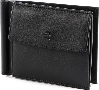 Produktbild von Esquire Geldbörse Leder Dollarclip Herrenbörse CARDSAFE schwarz Klammerbörse 2565-10-00