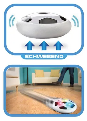 Produktbild von 12x BURI Schwebeball Leuchtend Spielzeug Fußball Kinder Innen Bumerang Drohne