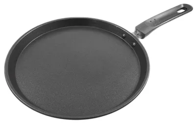 Crêpe-Pfanne 24 cm, Antihaft, Kohlenstoffstahl, Induktion