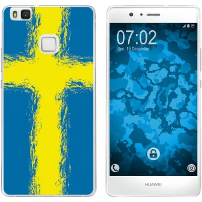 Produktbild von PhoneNatic Case kompatibel mit Huawei P9 Lite Silikon-Hülle WM Schweden M12