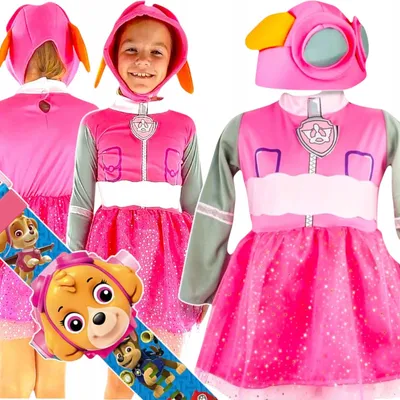 Produktbild von Toys Paw Patrol Skye Kostüm Kleid mit 3D-Uhr