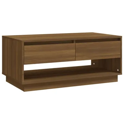 Produktbild von Couchtisch Braun Eichen-Optik 102,5x55x44 cm Holzwerkstoff