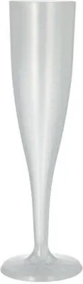 Produktbild von 10 Stiel-Gläser für Sekt PP 0,1 l Ø 4,8 cm · 20,1 cm einteilig, unzerbrechlich