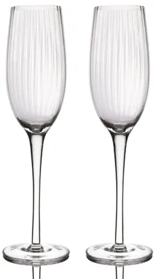 Produktbild von BarCraft Gezackte Champagnerflöten Set - 2tlg