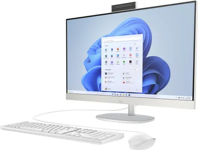 Produktbild von HP 27-cr0104ng - All-in-One (Komplettlösung) - Ryzen 7 7730U / 2 GHz - RAM 16 GB - SSD 1 TB - NVMe - Radeon Graphics - Wi-Fi 6, Bluetooth, 1GbE - WLAN: 802.11a/b/g/n/ac/ax, Bluetooth 5.4 - Win 11 Home - Monitor: LED 68.6 cm (27")