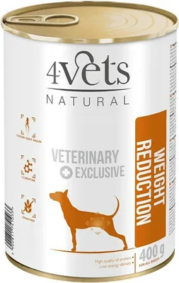 Obrázek produktu pro 4VETS Natural Weight Reduction Dog - mokrá krmiva pro psy - 400 g