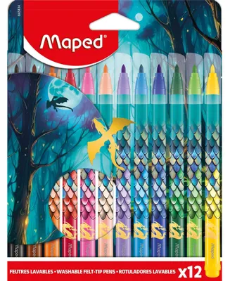 Immagine prodotto di Maped -  Pennarello  Dragon, set da 12 colori