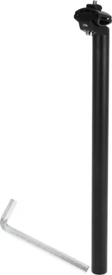 Produktbild von Fahrradsattelstš¹tze 28,6x450mm Fahrradsattelstš¹tze Sattelrohr aus Aluminiumlegierung Schwarz Extra lang Einstellbarer Winkel mit Fixierclip