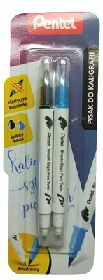 Produktbild von Pentel SESW30 Doppelseitiger Kalligraphie-Stift Mehrfarbig