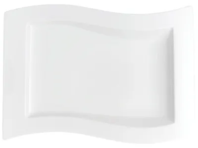 Produktbild von Villeroy & Boch 1025252699, Platzteller, Porzellan, Weiß, Rechteckig, 330 mm, 240 mm