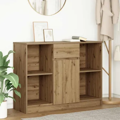 Obrázek produktu pro vidaXL Příborník se zásuvkou Artisan dub 101x35x76cm materiál na bázi dřeva