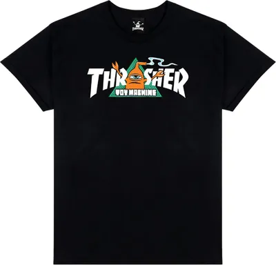 Produktbild von Thrasher Vortex Kurzarm-t-shirt Schwarz S Herren Schwarz S
